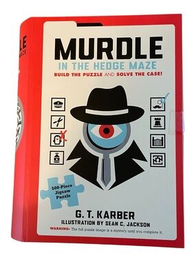 MURDLE In The Hedge Maze 500-Piece Mystery Jigsaw Puzzle in a Puzzle Challenging